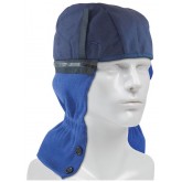 Zip On/Off Winter Liner with FR Treated Outer Shell - Mid Length, Blue