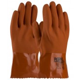 PermFlex Cold Resistant PVC Glove with Seamless Liner and Rough Coating - 10 Inch, Small