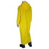 Base35 Premium 60" Polyester/PVC Duster Raincoat - Yellow, 2X Large