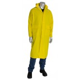 Base35FR Premium 2-Piece 48" Fire Resistant Treated Raincoat - Yellow, Small
