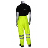 VizAR AR/FR ANSI Class E Heavy Duty Waterproof Breathable Bib - Yellow, 2X Large