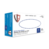 Vanguard A1EA23 Disposable Nitrile Glove Powder Free 6mil Blue Chemo Exam Grade - Large