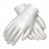 Food Grade Disposable Polyethylene Glove with Embossed Grip - Large, 100ct