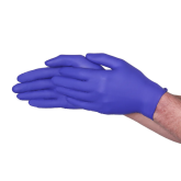 Vanguard A16A11 Disposable Nitrile Powder Free Cobalt Chemo Medical Grade Gloves - 5 mil, Small