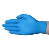 Vanguard A11A12 Disposable Nitrile Powder Free Blue Medical Grade Gloves - 3.5 mil, Medium