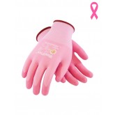 MaxiFlex Active Seamless Knit Nylon Lycra Glove with Ultra Lightweight Nitrile Coated Micro-Foam Grip - Pink, Large