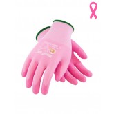 MaxiFlex Active Seamless Knit Nylon Lycra Glove with Ultra Lightweight Nitrile Coated Micro-Foam Grip - Pink, Medium