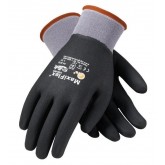 G-Tek MaxiFlex Nitrile Dipped Seamless Knit Nylon Gloves - Black