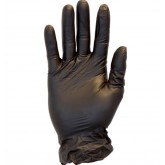 Industrial Grade Powder-Free Black Vinyl Disposable Gloves - Small, 100 count