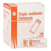 Triple Antibiotic Ointment - 0.9 gram Packets, 144 Packets per Box