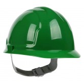 Safety Works Cap Style HDPE Shell Hard Hat with Slip Ratchet Adjustment - Green