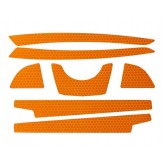 CR2 Full Brim Reflective Kit for Full Brim Hard Hats - Orange