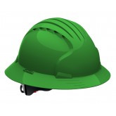 Evolution Deluxe Full Brim Hard Hat - Green
