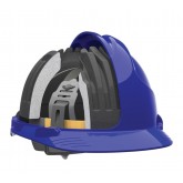MK8 Evolution Linesman Standard Brim HDPE Shell Hard Hat with 4-point Chin Strap - Yellow