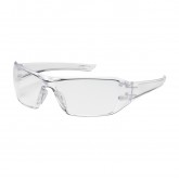Captain Rimless Safety Glasses Anti-Scratch FogLess Clear Lens - Clear Frame