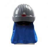 EZ-Cool Evaporative Cooling Hard Hat Pad with Neck Shade - Blue