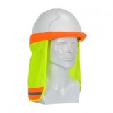 EZ-Cool Fire Resistant Treated Hi-Vis Hard Hat Neck Shade - Hi-Vis Yellow