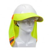 EZ-Cool Hi-Vis Hard Hat Visor and Neck Shade - Hi-Vis Yellow