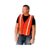 Mesh Non-ANSI Safety Vest - Hi-Vis Orange