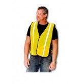 Mesh Non-ANSI Safety Vest - Hi-Vis Lime Yellow