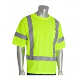 ANSI Class 3 Short Sleeve T-Shirt Lime Yellow - 5X Large
