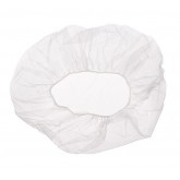 Heavyweight Disposable Pleated Polypropylene Bouffant Caps, 21 Inch - White, 1000 Count