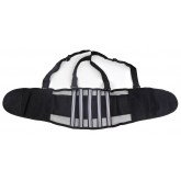 9" Black Mesh Back Support Belt - Extra Large, 44" - 48" Waist