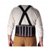 9" Black Mesh Back Support Belt - Extra Large, 44" - 48" Waist