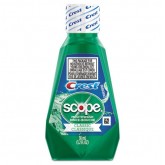 Crest + Scope Classic Mint Mouthwash - 36 mL Bottle, 180 per Case