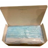 3-Ply Face Mask with Elastic Earloop - 50 Count