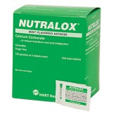 Nutralox Mint Flavored Antacid Chewable Tablets - 125 Packets of 2 Tablets per Box (250 total tablets)