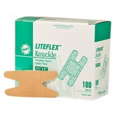 LiteFlex Flexible Knuckle Adhesive Bandages - 100 Count