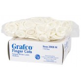 Medium Finger Cots 1mil Latex - 144 Count, Rolled