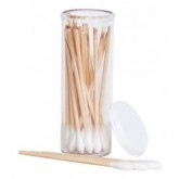 Single-Tip 3" Q-tip Cotton Swabs - 25 count