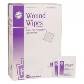 Antibacterial Wound Wipes - 100 count