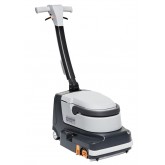 Advance SC250 Compact Battery Powered Cylindrical Walk Behind Automatic Scrubber - 13.5", 1.6 Gallon