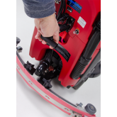 Viper AS510B 20" 105 Ah AGM Battery Walk Behind Automatic Scrubber with Pad Assist - 10.5 Gallon