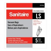 Sanitaire LS Premium Paper Filter Bag 63256A for FORCE Vacuums - 5 count