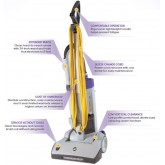 ProTeam ProGen 15 Upright Vacuum Cleaner with HEPA Filtration - 15 Inch