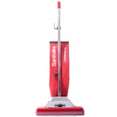 Sanitaire Tradition SC899G Wide Track Upright Vacuum with Shake-Out Bag, 17.5 lb, Red, 16 inch Cleaning Path