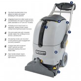 Advance ES400 XLP 18" Self Contained Carpet Extractor with LIFT - 50' Cord