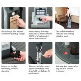 Advance Spectrum 12H Single Motor Upright 12 inch Vacuum with HEPA Filtration