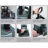 Advance VU500 15 Single Motor Upright 15 inch Vacuum with HEPA Filtration