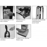 Advance Spectrum 15P Single Motor Upright 15 inch Vacuum with HEPA Filtration