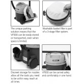 Advance VP300 Bagless Dry Canister Vacuum