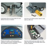Advance AquaPLUS AXP Wet Acid Battery Walk Behind Carpet Extractor