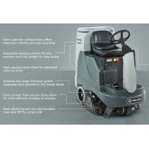 Advance ES4000 Wet Acid Battery Riding Carpet Extractor with Dry Vacuum Mode - 28 Inch Path, 28 Gallon Capacity