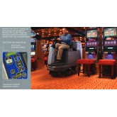 Advance ES4000 Wet Acid Battery Riding Carpet Extractor with Dry Vacuum Mode - 28 Inch Path, 28 Gallon Capacity