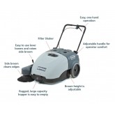 Advance Terra 28B 28" Walk Behind Sweeper with Gel Battery and On-Board Charger