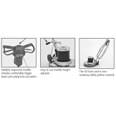 Advance Pacesetter 17HD 17" Floor Machine with Pad Driver